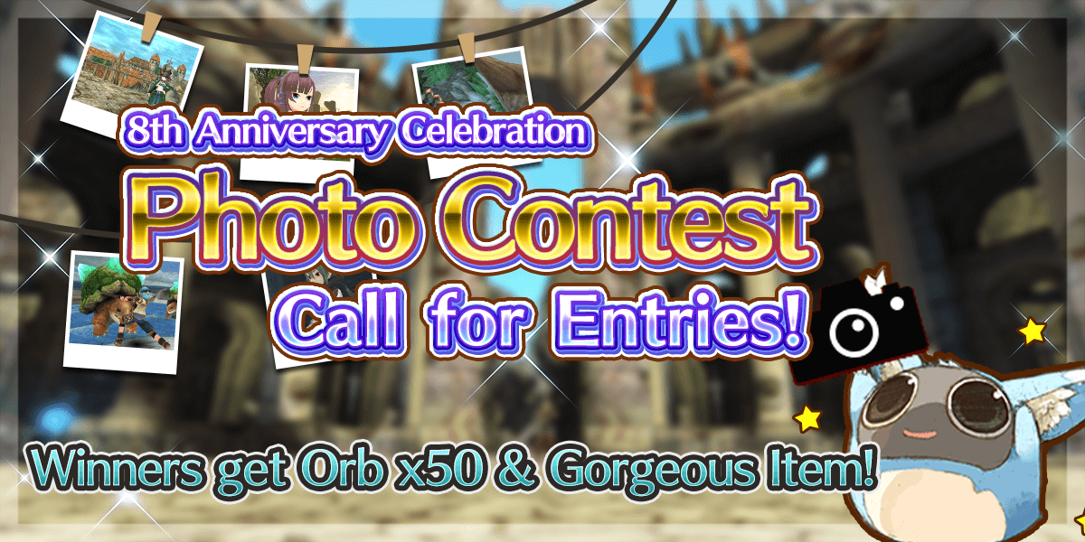 Toram's 8th Anniversary Photo Contest: Call for Entries! Create, Snap, and Post!