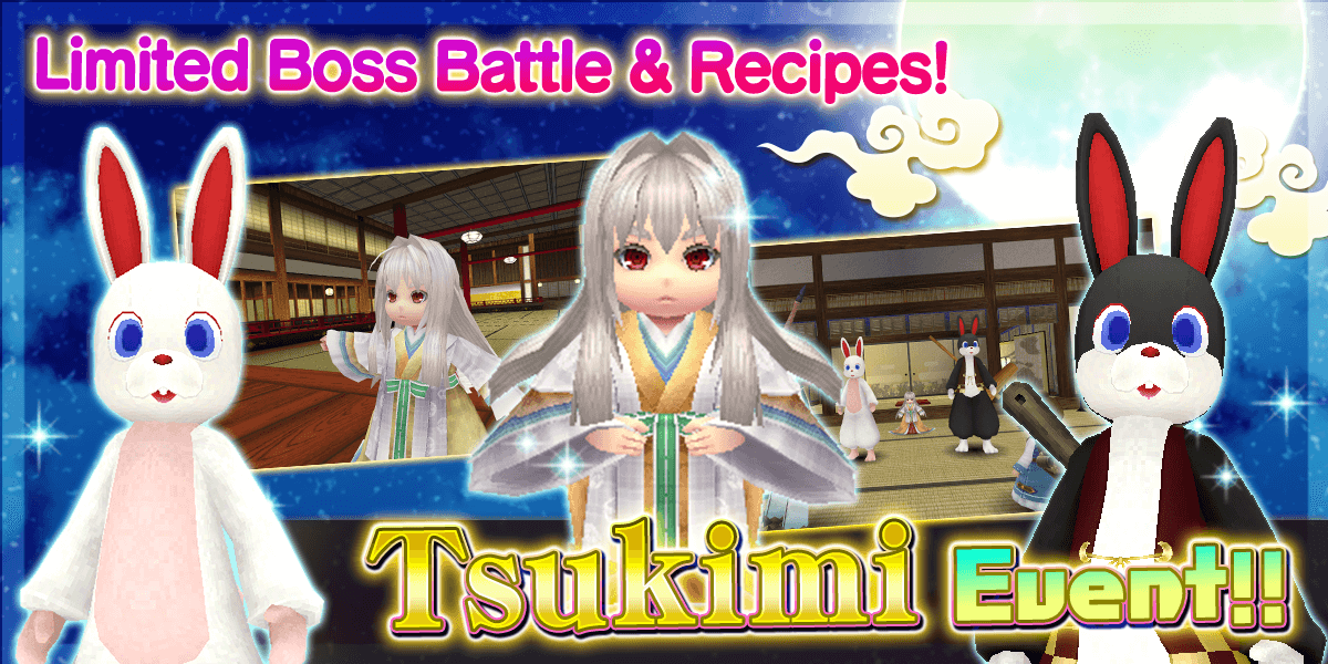 Otsukimi Event Begins! Limited-Edition Recipes & Boss Battle Are Available Too!