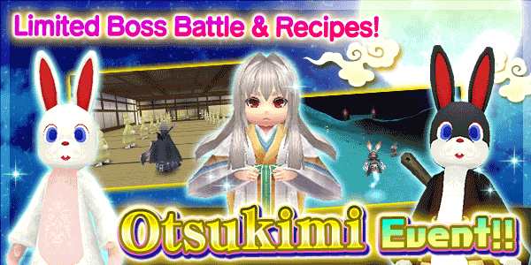 Otsukimi Event Begins! Limited-Edition Recipes & Boss Battle Are Available Too!